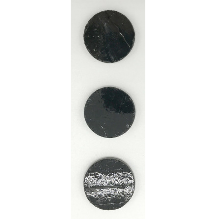 Black Round opal 2 cm